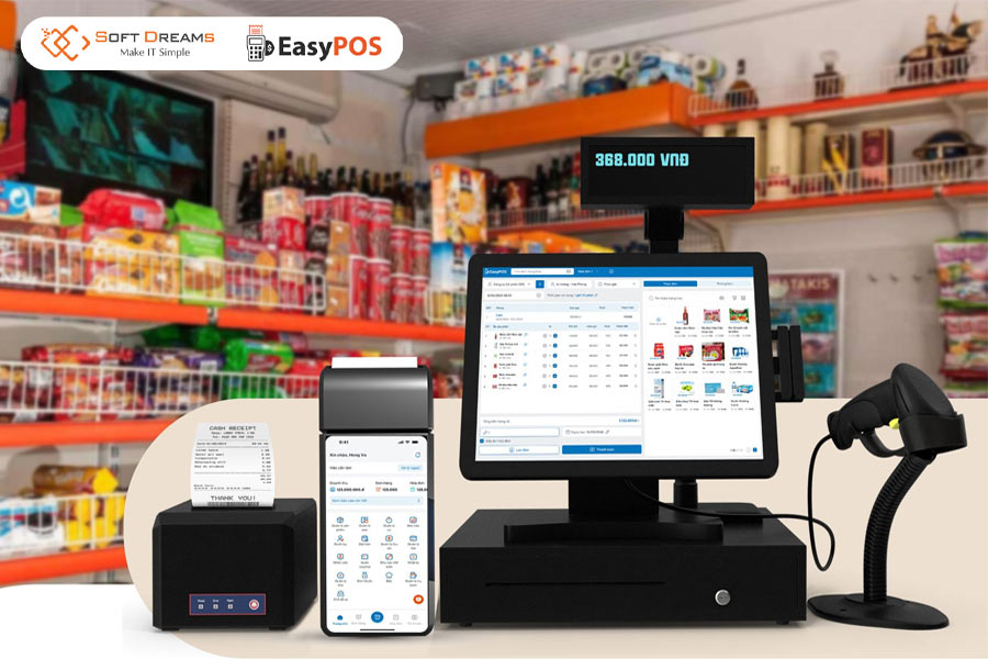 EasyPOS - Phần mềm bán hàng tạp hóa dễ triển khai, giá hợp lý