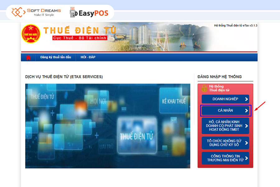Kê khai thuế online qua Cổng Thuế điện tử
