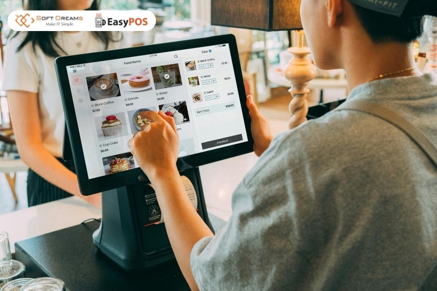 Phần mềm quản lý quán cafe EasyPOS có giao diện thân thiện, dễ sử dụng