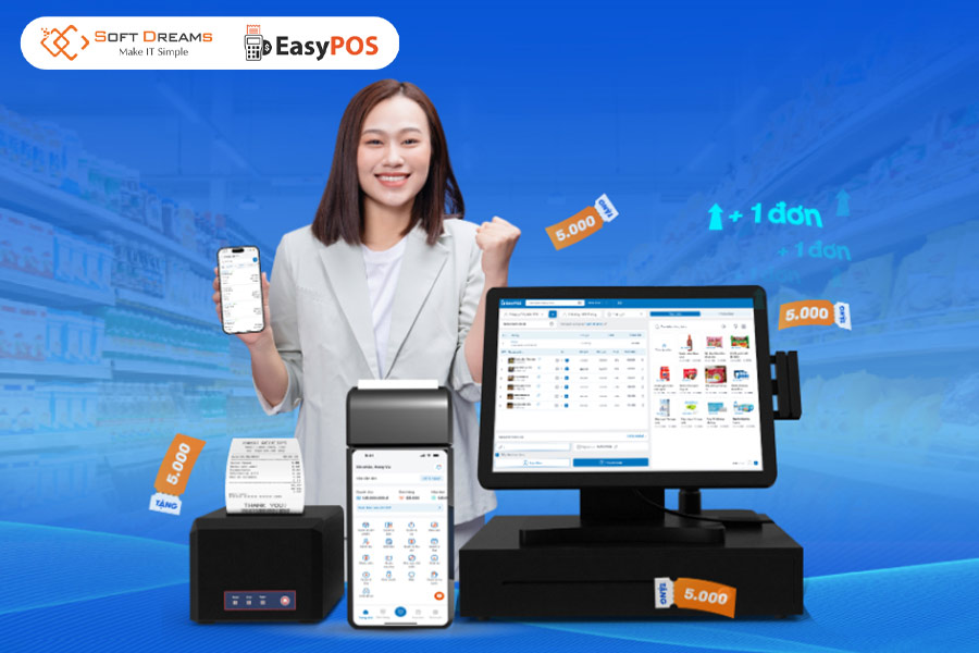 EasyPOS - Phần mềm quản lý bán hàng toàn diện, giá rẻ