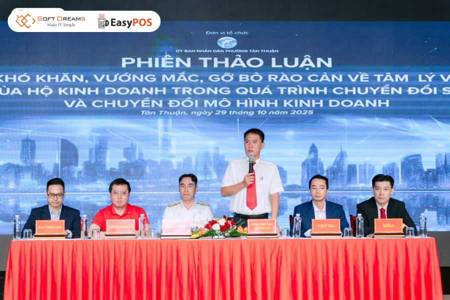 Hội nghị Đối thoại Chính quyền và Hộ kinh doanh phường Tân Thuận