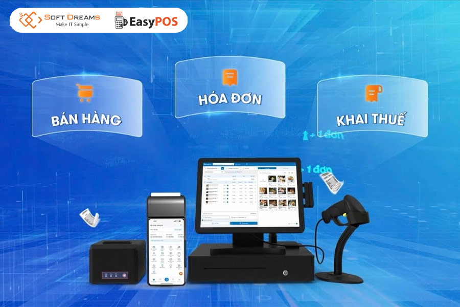EasyPOS - Phần mềm bán hàng tích hợp xuất HĐĐT dành cho HKD
