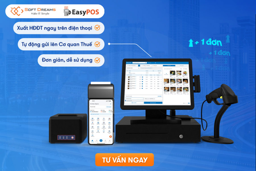 EasyPOS - Phần mềm chuyên dụng cho HKD chuyển đổi từ khuế khoán sang kê khai