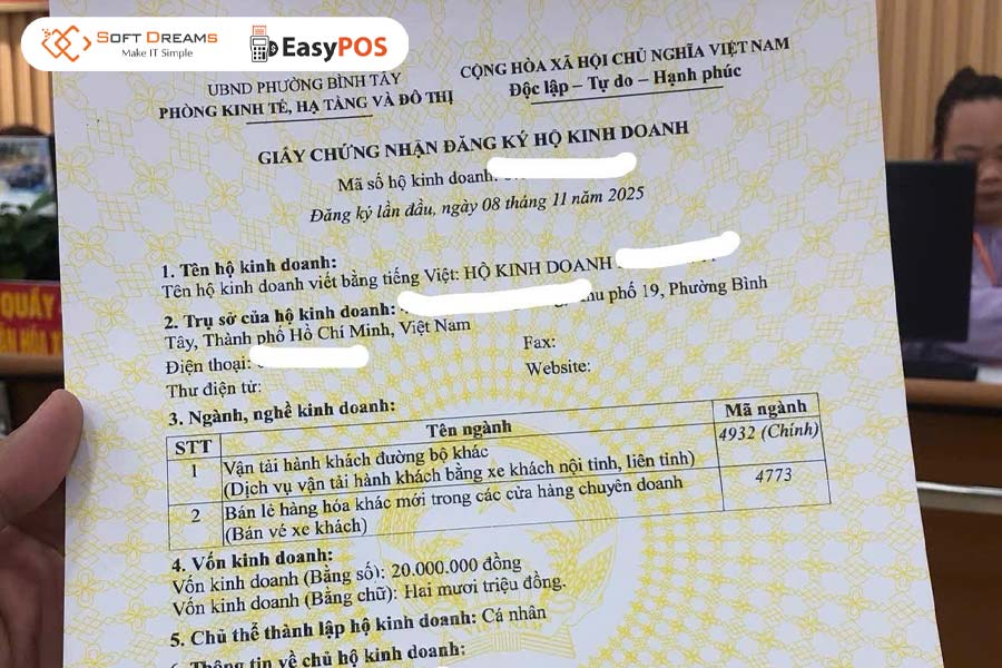 Giấy phép đăng ký hộ kinh doanh là gì?