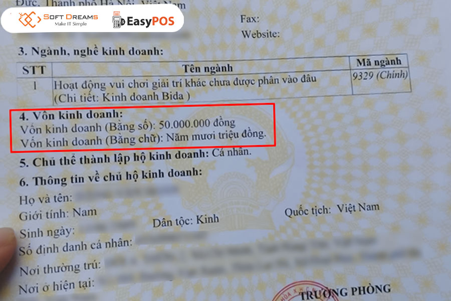 Vốn kinh doanh của hộ kinh doanh được hiểu như thế nào?