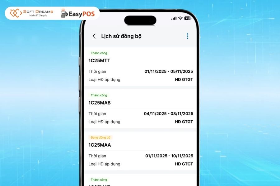 Dễ dàng lưu trữ và tra cứu hoá đơn
