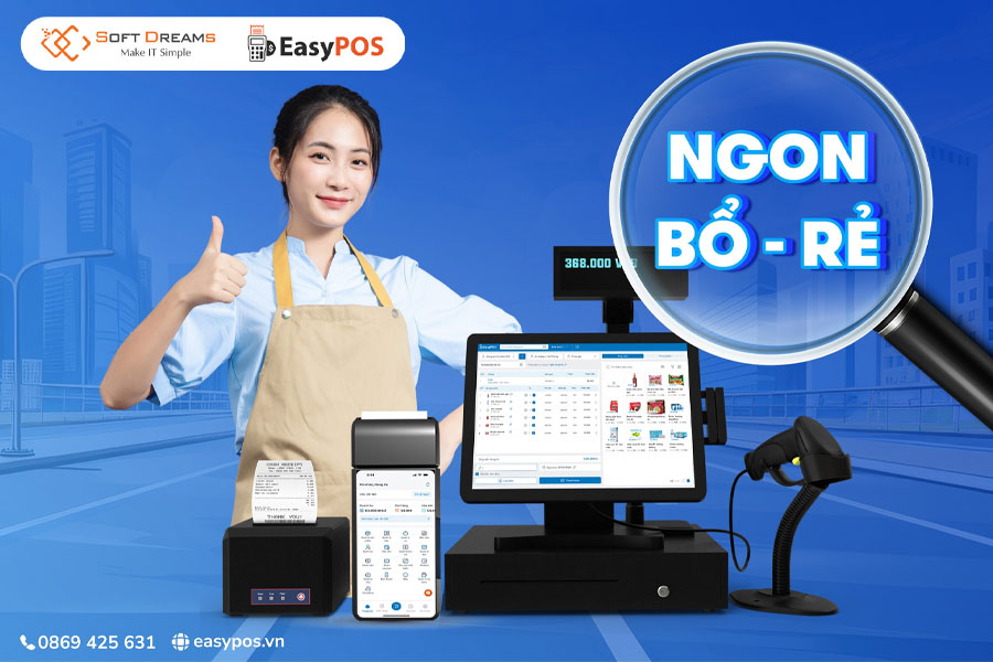 EasyPOS - Giải pháp trọn gói cho quản lý bán hàng và phát hành hóa đơn điện tử