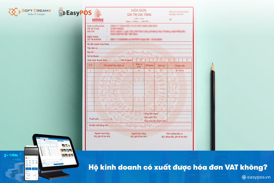 Hộ kinh doanh có xuất được hóa đơn VAT không? [2026]