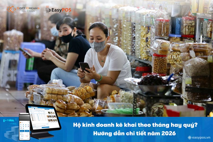 Hộ kinh doanh kê khai theo tháng hay quý?