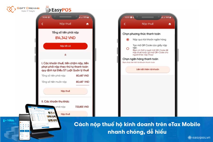 Cách nộp thuế hộ kinh doanh trên eTax Mobile nhanh chóng, dễ hiểu