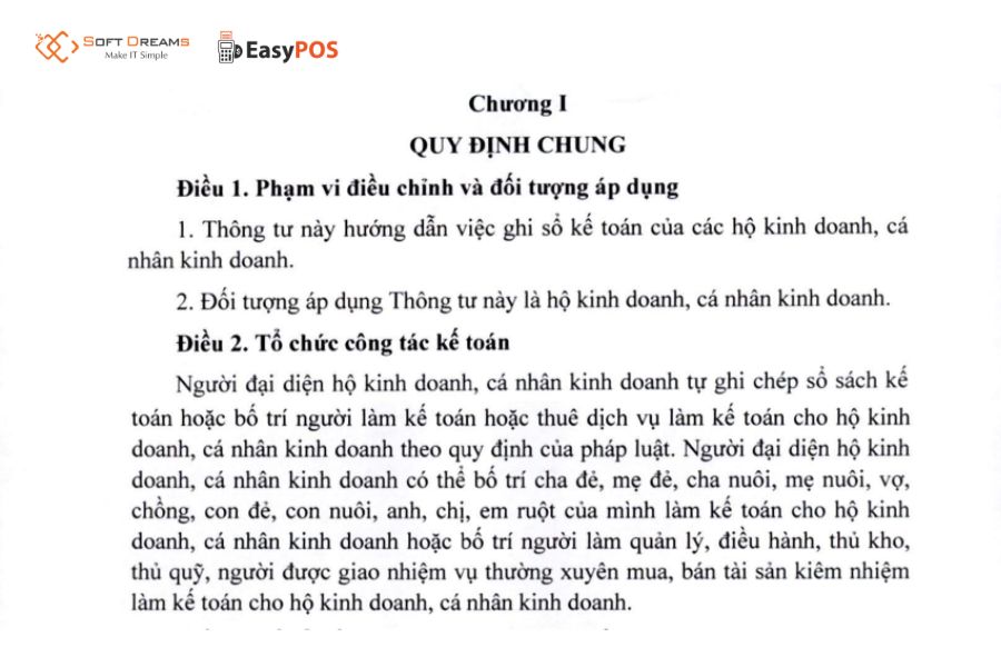 Quy định về tổ chức công tác kế toán