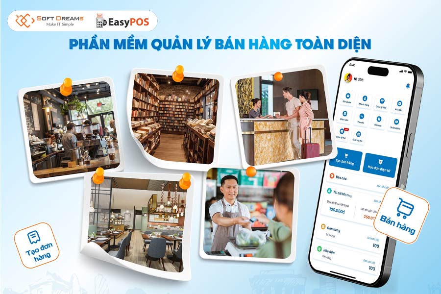 EasyPOS – Công cụ quản lý bán hàng chuyên dùng cho hộ kinh doanh
