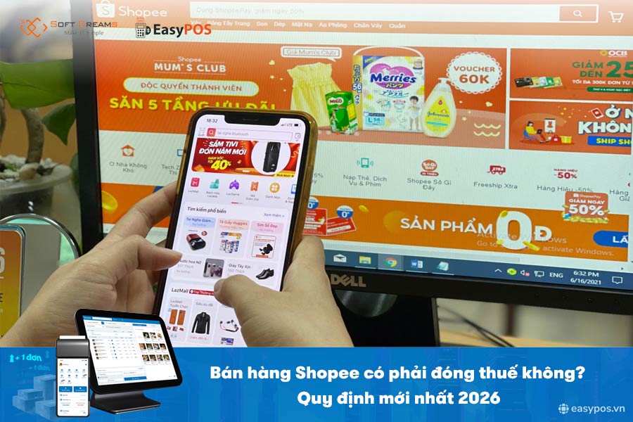 Bán hàng Shopee có phải đóng thuế không? Quy định mới nhất 2026