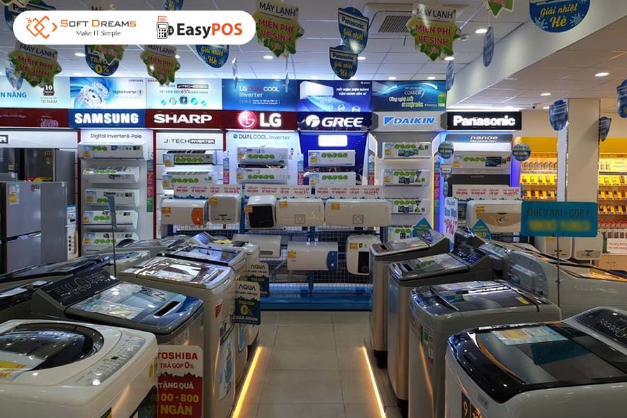 Khó khăn trong quản lý bán hàng điện máy