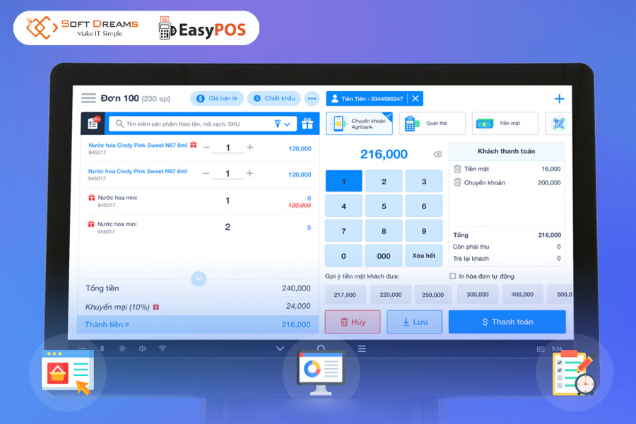 Sapo – Giải pháp quản lý kinh doanh mỹ phẩm đa kênh