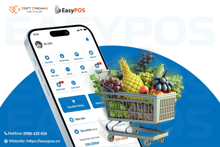 EasyPOS - Trợ thủ đắc lực cho cửa hàng nông sản