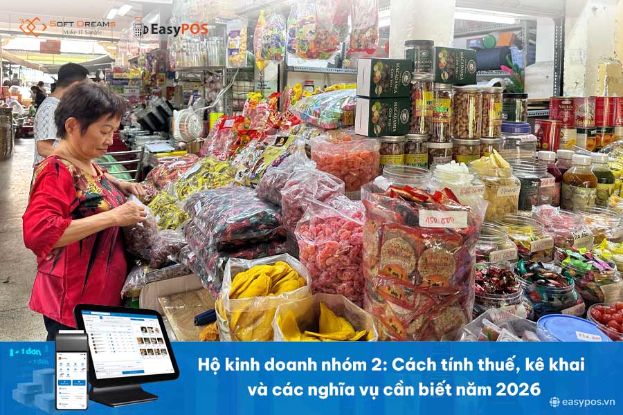 Hộ kinh doanh nhóm 2: Cách tính thuế, kê khai và các nghĩa vụ cần biết
