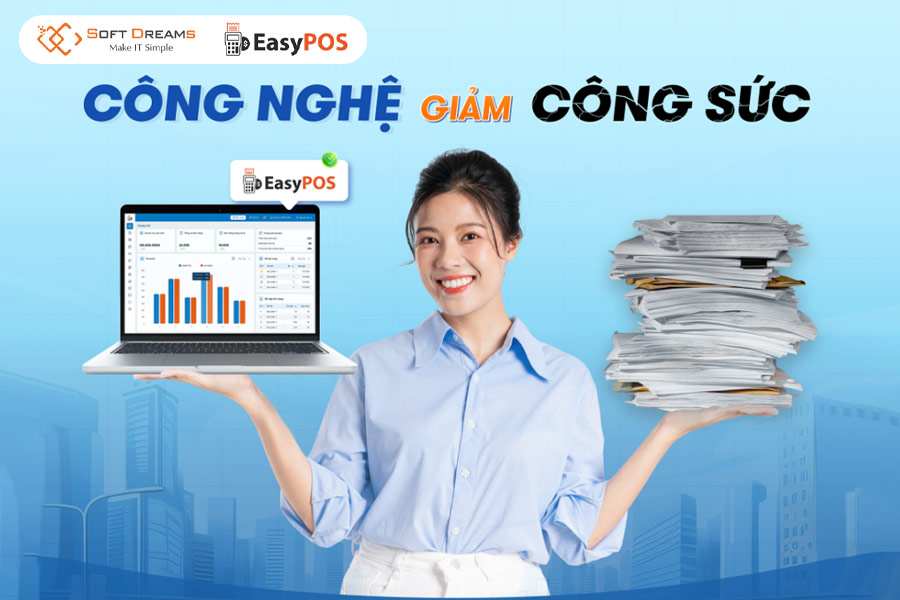 Quản lý sổ sách kế toán hộ kinh doanh tự động bằng EasyPOS