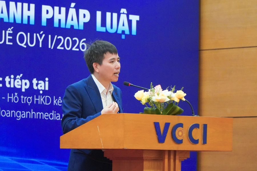 Ông Vũ Văn Luật - Chủ tịch HĐQT Softdreams phát biểu tại sự kiện