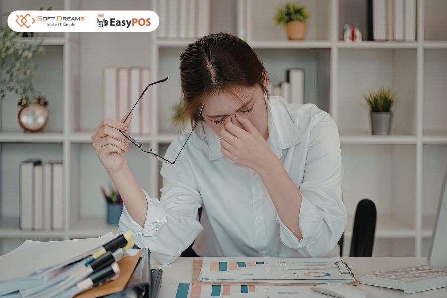 Quản lý đơn hàng thủ công rất dễ gây sai sót