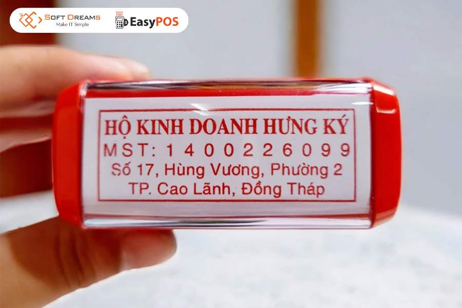 Hộ kinh doanh có thể dùng những dạng con dấu nào để hỗ trợ công việc? 