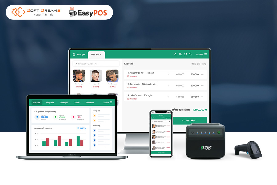 KiotViet hỗ trợ quản lý bán hàng, lưu trữ thông tin khách và theo dõi tài chính