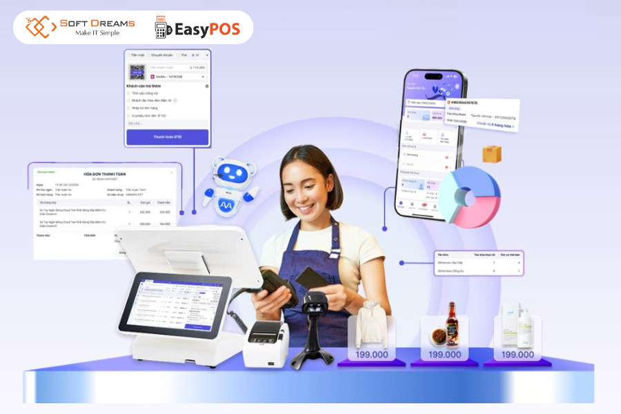 MISA eShop cho phép quản lý dữ liệu tập trung, đồng thời cập nhật tồn kho, đơn hàng