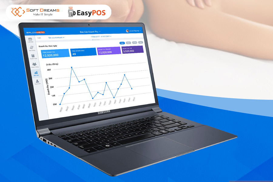 SalonHero giúp đơn giản hóa việc quản lý nhiều khâu trong tiệm nail