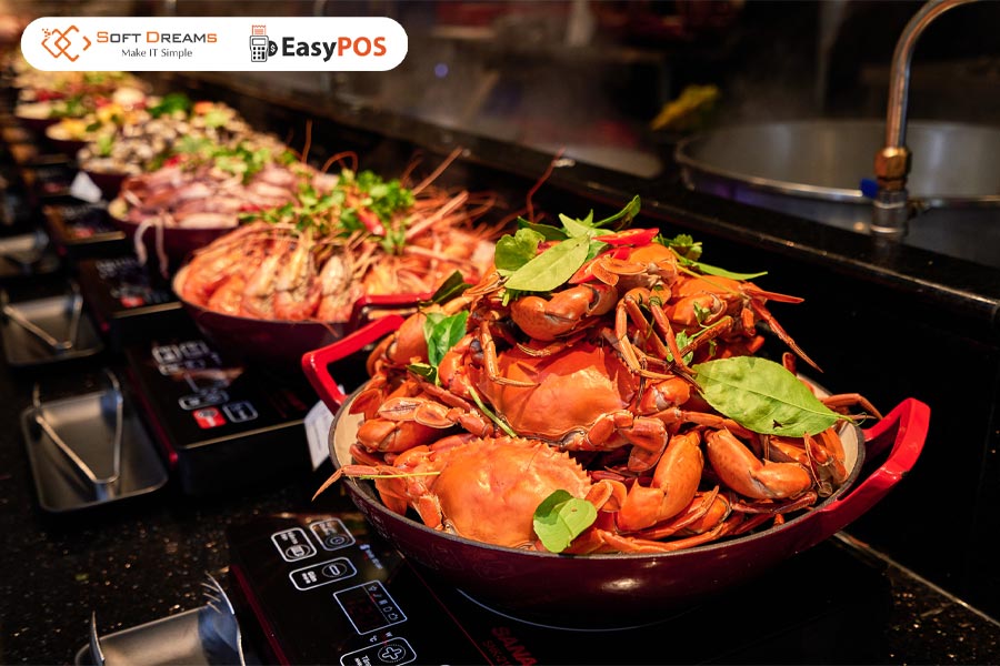 Mô hình buffet hải sản 