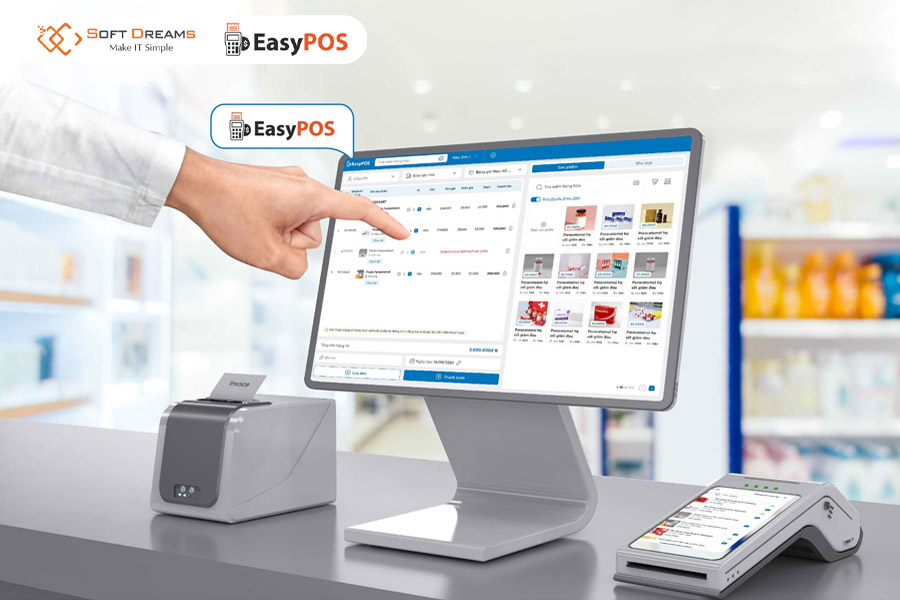 EasyPOS - Công cụ quản lý bán hàng, hóa đơn điện tử và kê khai thuế cho nhà thuốc