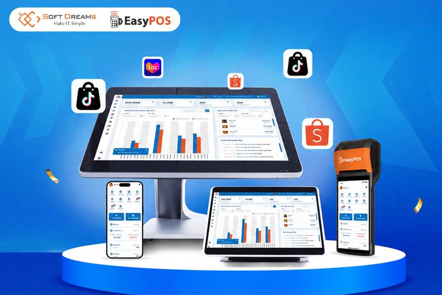 EasyPOS - Công cụ quản lý bán hàng online tiện lợi, dễ dùng