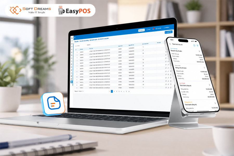 EasyPOS – Trợ thủ giúp hộ kinh doanh kê khai thuế chính xác, tiết kiệm thời gian