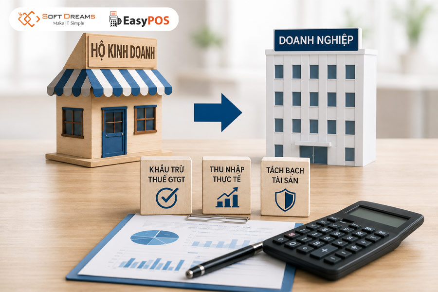 Hộ kinh doanh phải chuyển đổi như thế nào để được khấu trừ thuế GTGT?