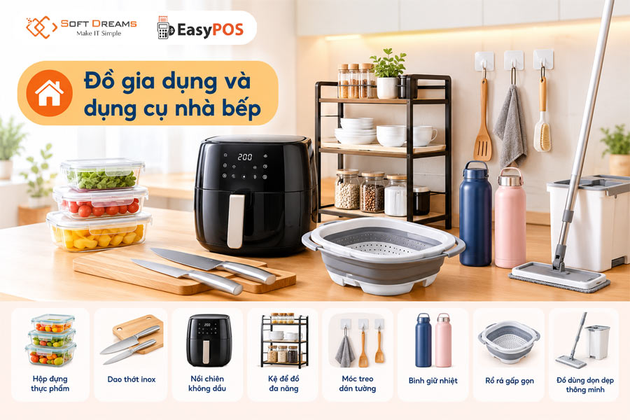 Đồ gia dụng là ngành hàng ít bị ảnh hưởng bởi mùa vụ