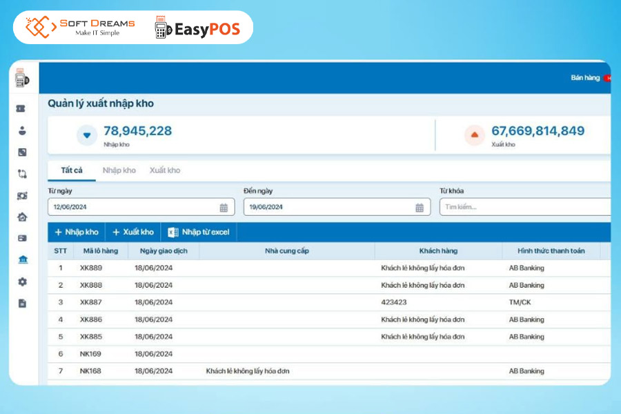 Quản lý tồn kho Shopee bằng phần mềm bán hàng