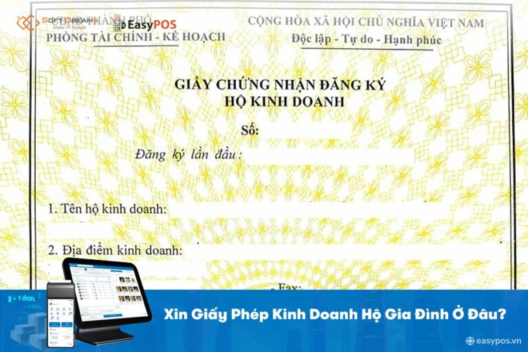 Xin giấy phép kinh doanh hộ gia đình ở đâu?