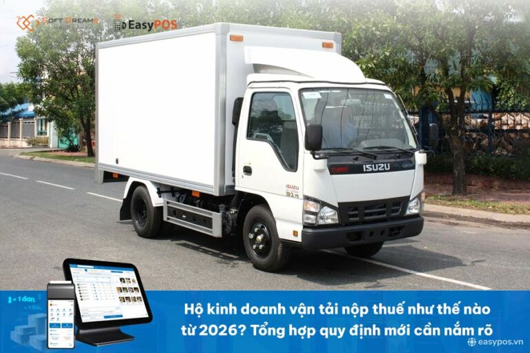 Hộ kinh doanh vận tải: Quy định về thuế, hóa đơn điện tử mới