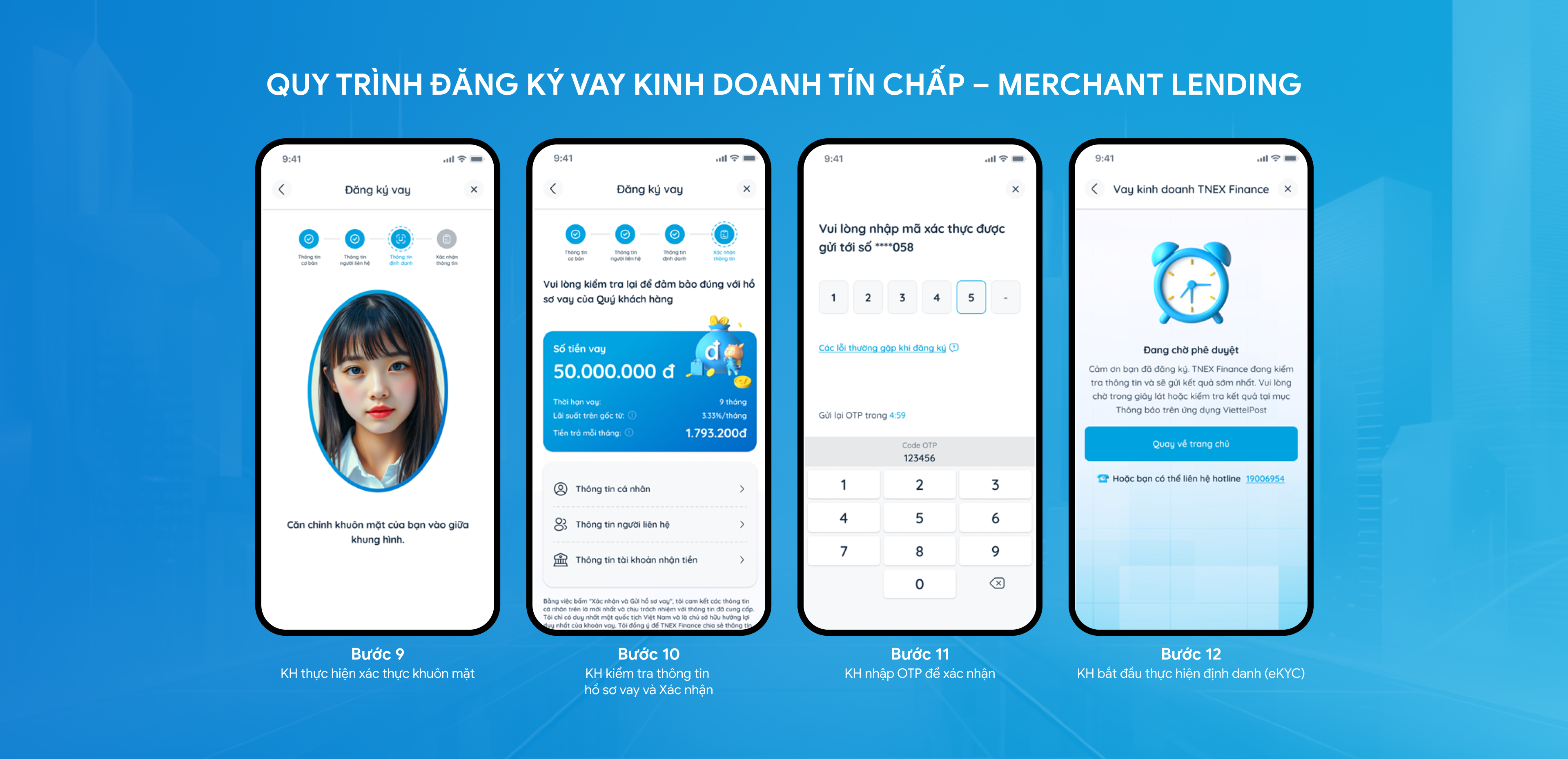 Quy trình đăng ký vay - Bước 3