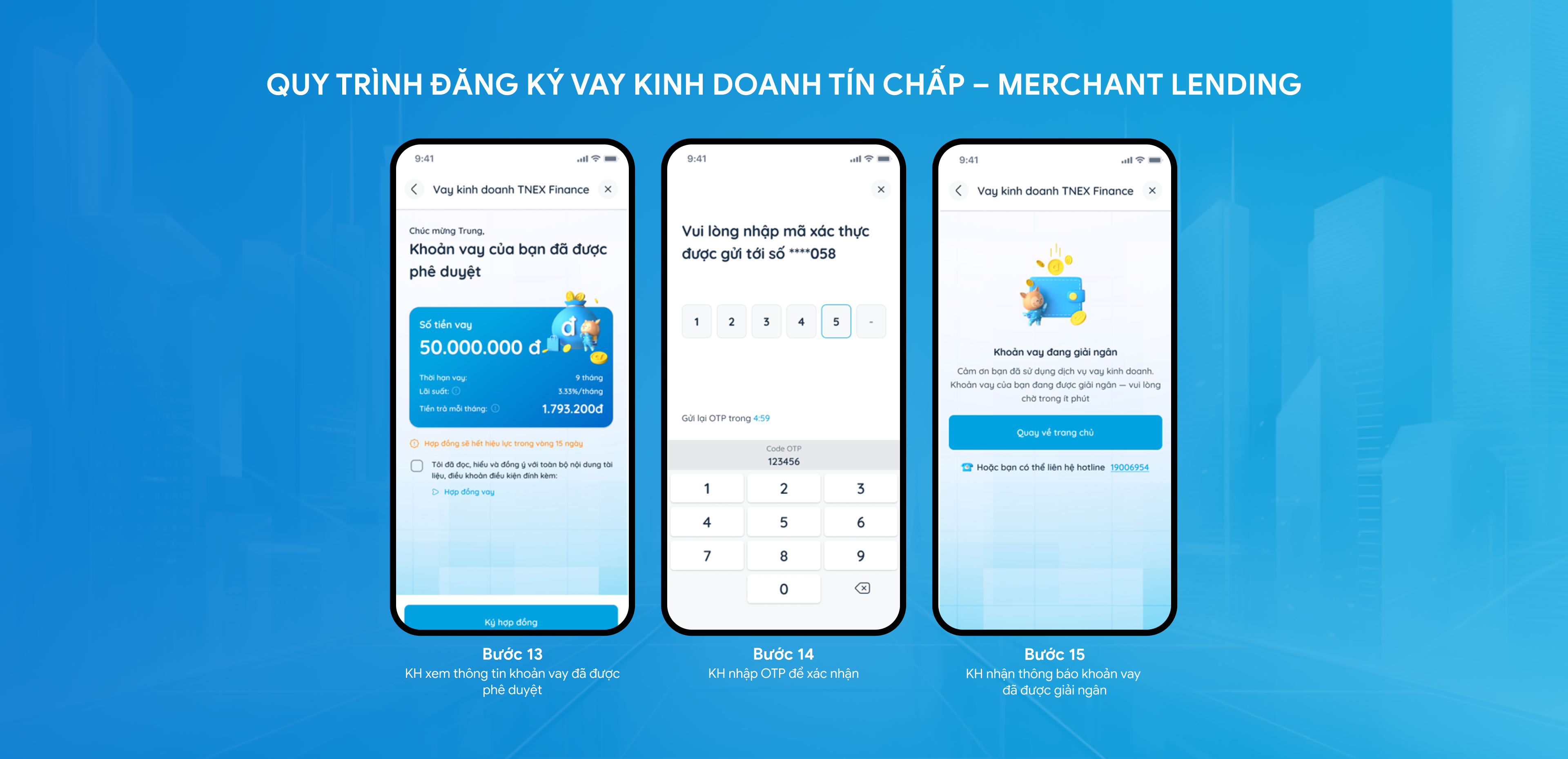 Quy trình đăng ký vay - Bước 4