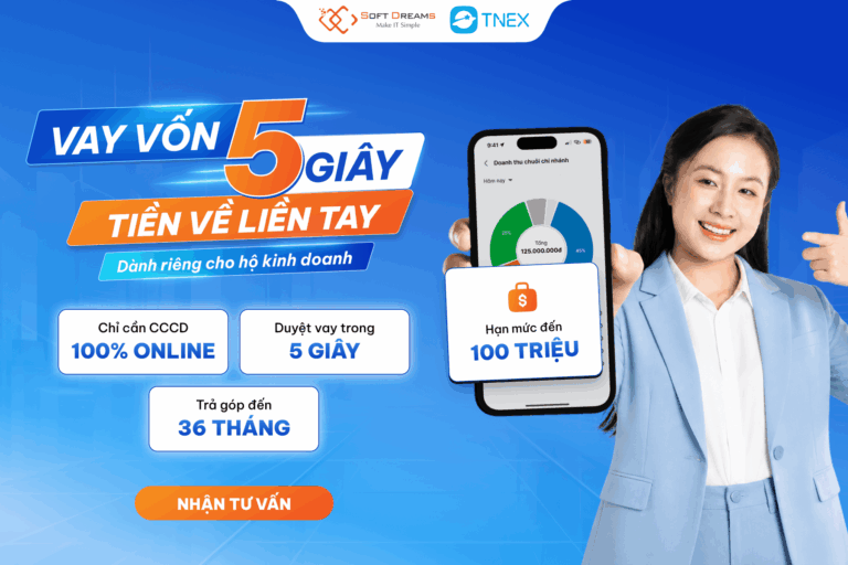 Xoay vốn kịp thời Bắt kịp cơ hội 3 phút nhận tới 100 triệu cùng TNEX trên EasyPOS