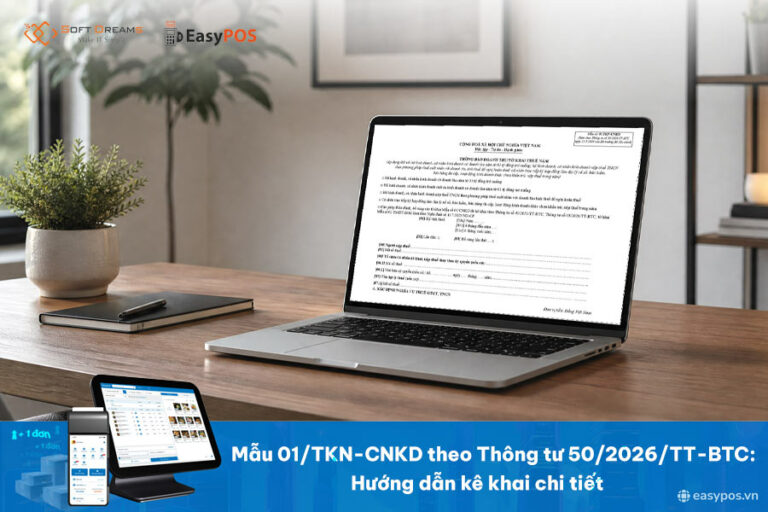 Mẫu 01/TKN-CNKD: Hướng dẫn hộ kinh doanh dưới 1 tỷ kê khai đúng hạn