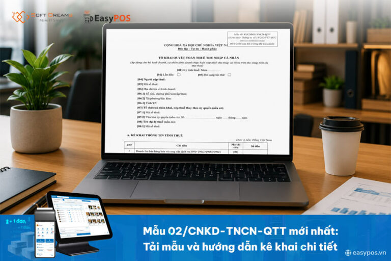 Mẫu 02/CNKD-TNCN-QTT mới nhất: Tải mẫu và hướng dẫn kê khai chi tiết