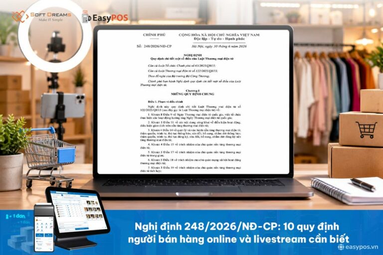 Nghị định 248/2026/NĐ-CP: 10 quy định người bán hàng online và livestream cần biết