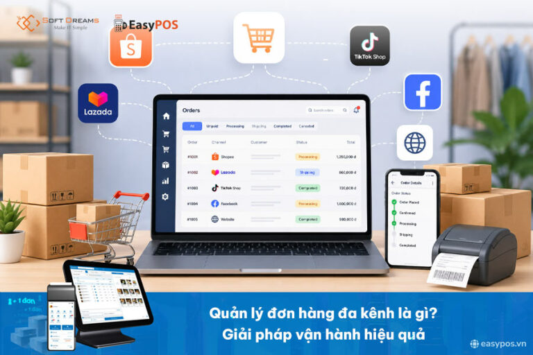 Quản lý đơn hàng đa kênh là gì? Giải pháp vận hành hiệu quả