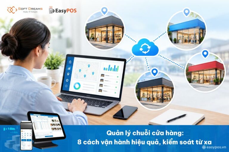 Quản lý chuỗi cửa hàng: 8 cách vận hành hiệu quả, kiểm soát từ xa
